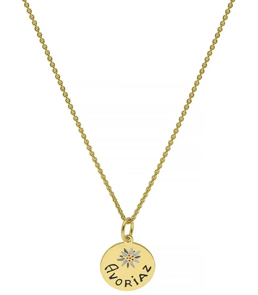 Clearance Medaille Avoriaz Sur Lien Et Chaine Femme Colliers