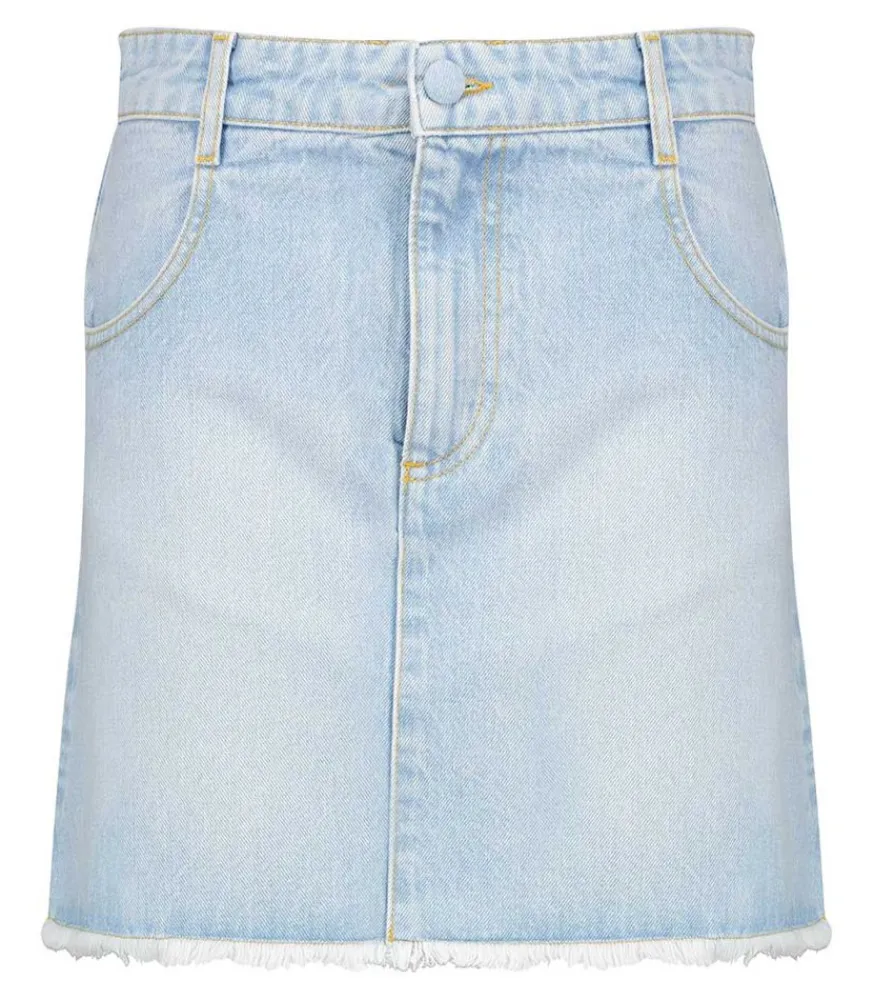 Online Mini Jupe En Jean Light Blue Femme Bas