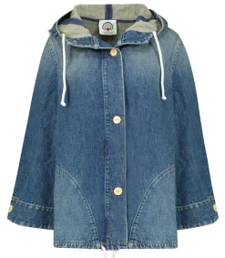 Sale Mini Parka Denim 5 Years Old Femme Manteaux & Vestes