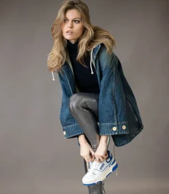 Sale Mini Parka Denim 5 Years Old Femme Manteaux & Vestes