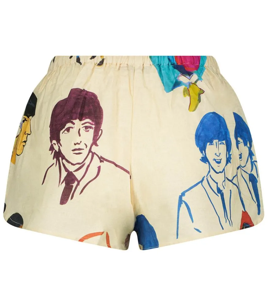 Outlet Mini-Short Beatles Femme Bas