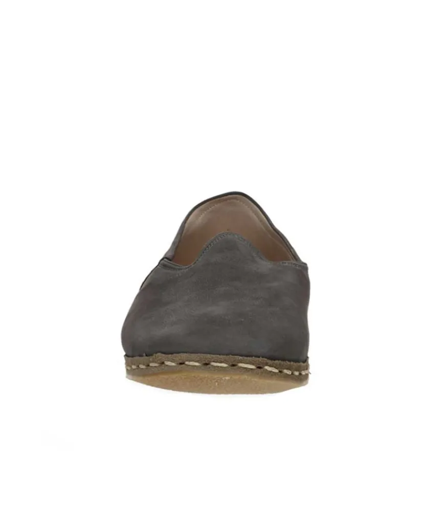 Outlet Mocassins Classique Homme Nubuck Gris Homme Mocassins