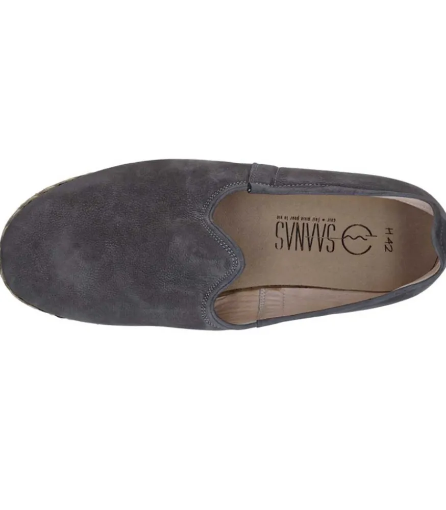 Outlet Mocassins Classique Homme Nubuck Gris Homme Mocassins