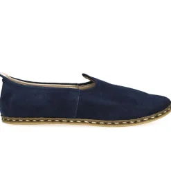 Online Mocassins Classique Homme Cuir Suede Bleu Marine Homme Mocassins