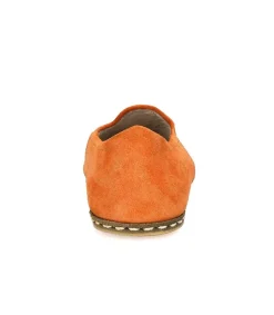 Discount Mocassins Classique Homme Cuir Suede Mandarine Homme Mocassins