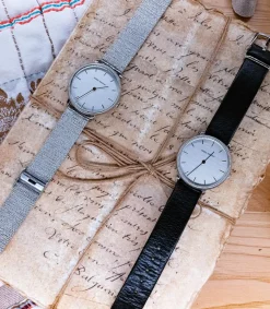 Montre 10.05 Cadran Rond Argente - 2 Bracelets Femme Montres