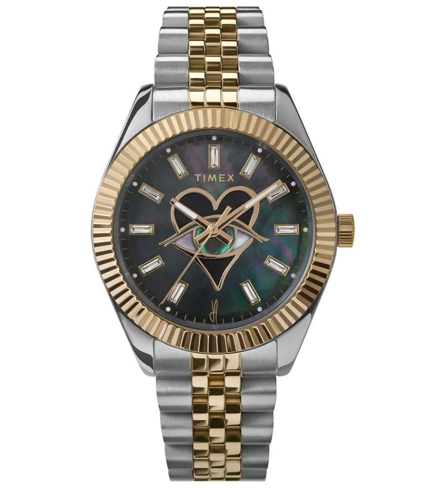 Best Montre X Jacquie Aiche Black Mother Of Pearl Femme Montres