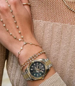 Best Montre X Jacquie Aiche Black Mother Of Pearl Femme Montres