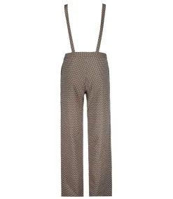 Outlet Pantalon A Bretelles Andrea Vintage X Jane De Boy Femme Bas