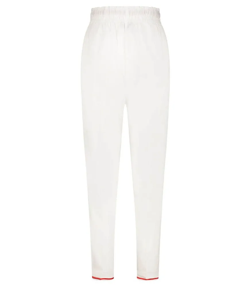 New Pantalon Contemporary Popeline Blanc Femme Bas
