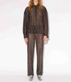 Discount Pantalon Disco King Noir Femme Bas