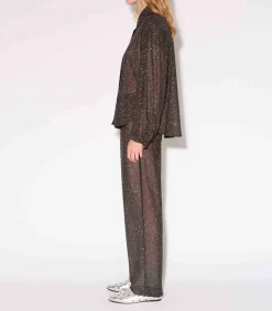 Discount Pantalon Disco King Noir Femme Bas