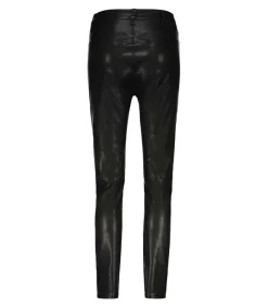 Outlet Pantalon En Cuir Jagger Femme Bas