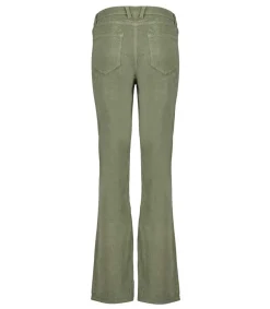 Outlet Pantalon En Velours Cotele Dylan Green Smoke Femme Bas