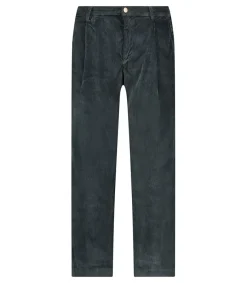 Best Pantalon En Velours Cotele Fresco Cropped Loose Caviar Femme Bas