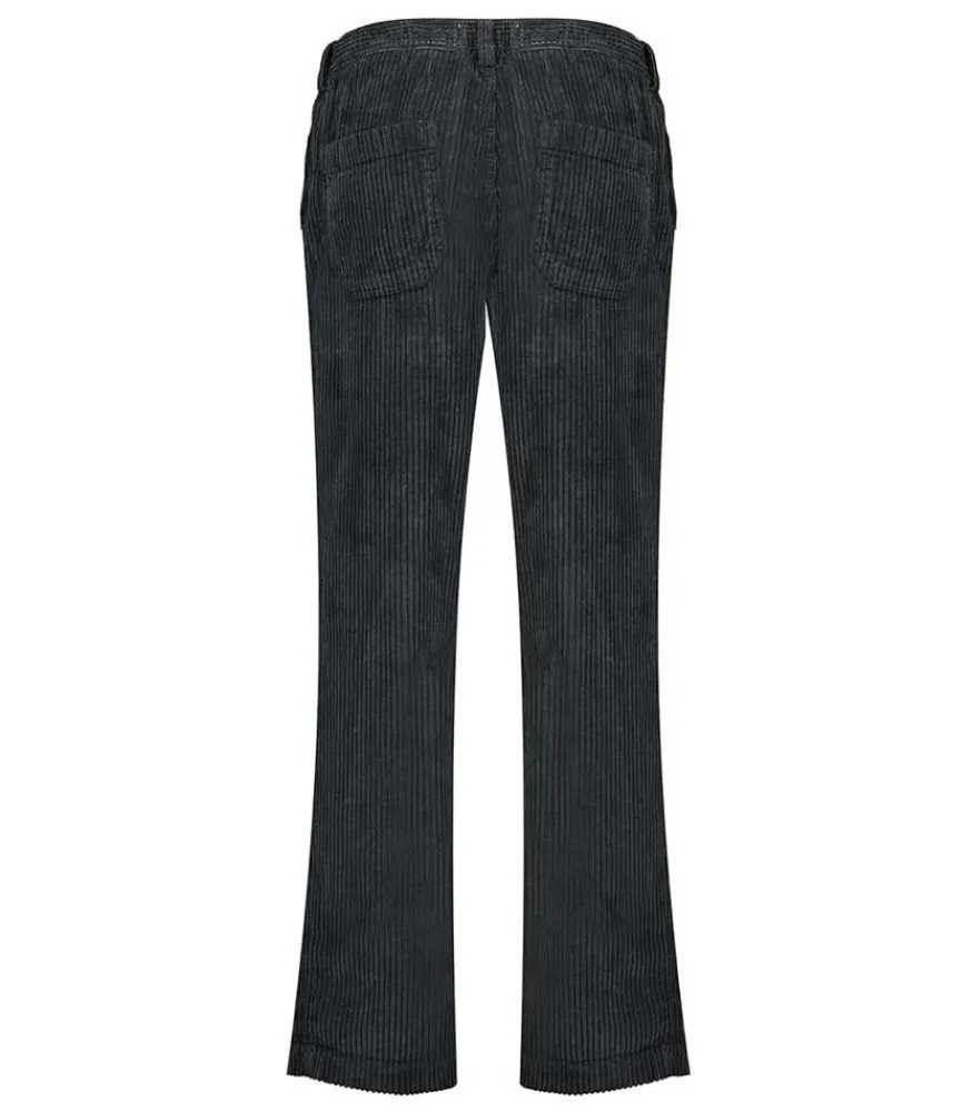 Online Pantalon En Velours Cotele Funky Loose Caviar Femme Bas