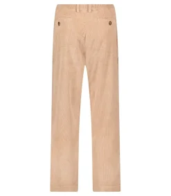 Pantalon En Velours Cotele Fresco Cropped Loose Rose Quartz Femme Bas