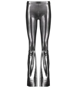 Clearance Pantalon Glitter Patte D'Elephant Silver Femme Bas