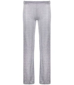 Discount Pantalon Lurex Large Silver Femme Bas