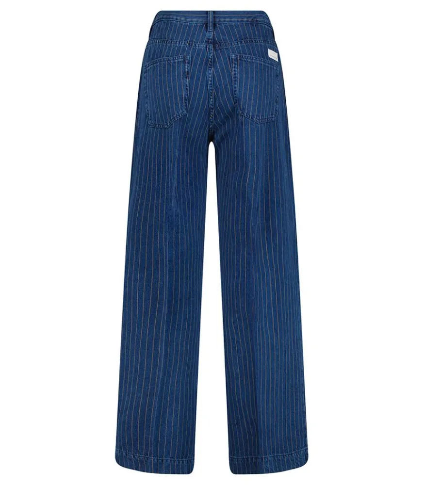 New Pantalon Ottavia Palazzo Bleu Femme Bas