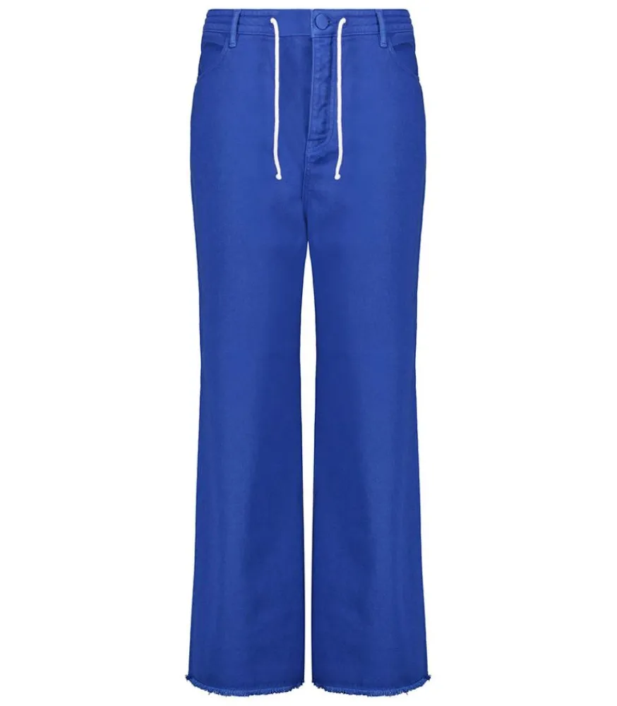 New Pantalon Oversize Bleu Klein Femme Bas