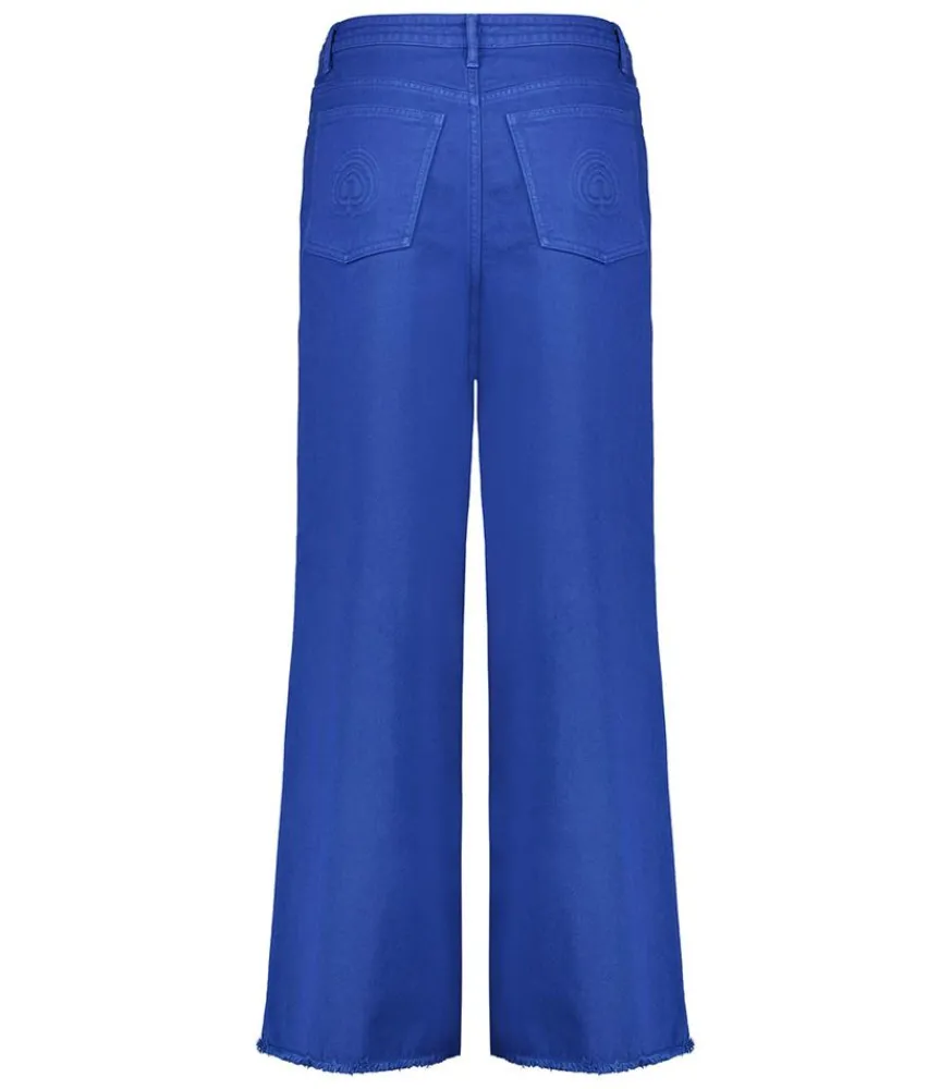 New Pantalon Oversize Bleu Klein Femme Bas