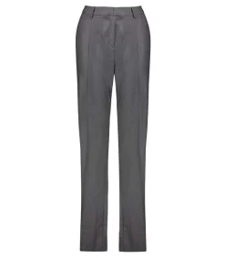Pantalon Paula En Laine Gris Femme Bas