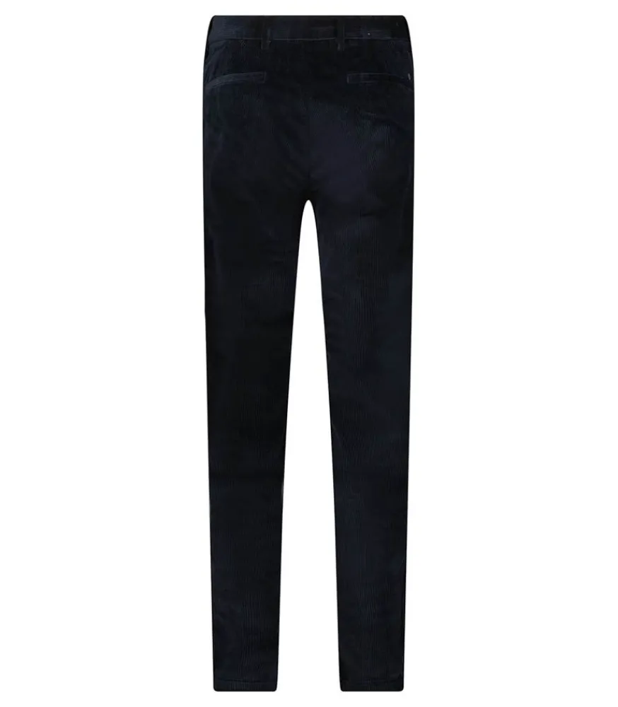 Outlet Pantalon Pour Homme Karl En Velours Navy Blue Homme Pantalons