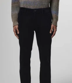 Outlet Pantalon Pour Homme Karl En Velours Navy Blue Homme Pantalons