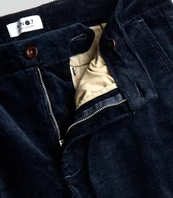 Outlet Pantalon Pour Homme Karl En Velours Navy Blue Homme Pantalons