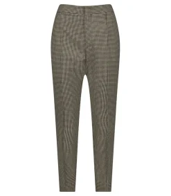 Hot Pantalon Siorilan Vichy Noir & Blanc Femme Bas