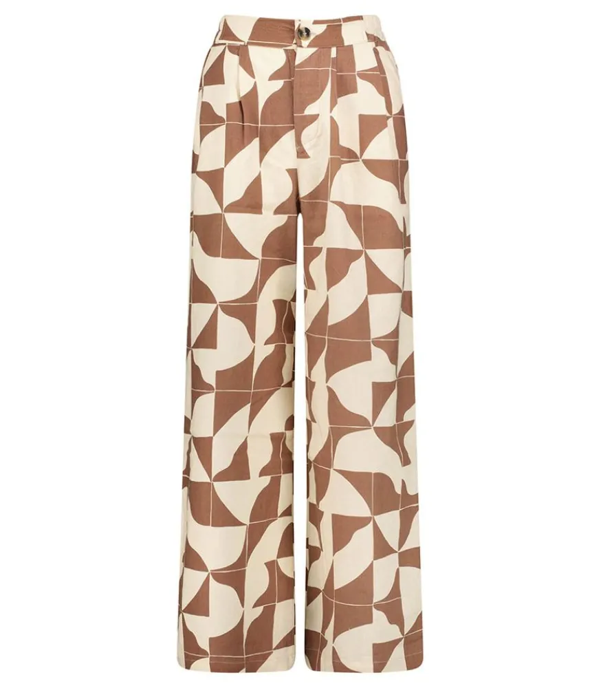 New Pantalon Tamara Imprime Seventies Femme Bas