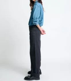 Best Pantalon Wideleg Wendy Anthracite Soul Femme Bas