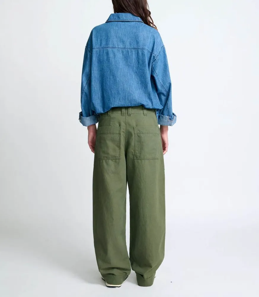 Discount Pantalon Wideleg Wendy Kaki Soul Femme Bas