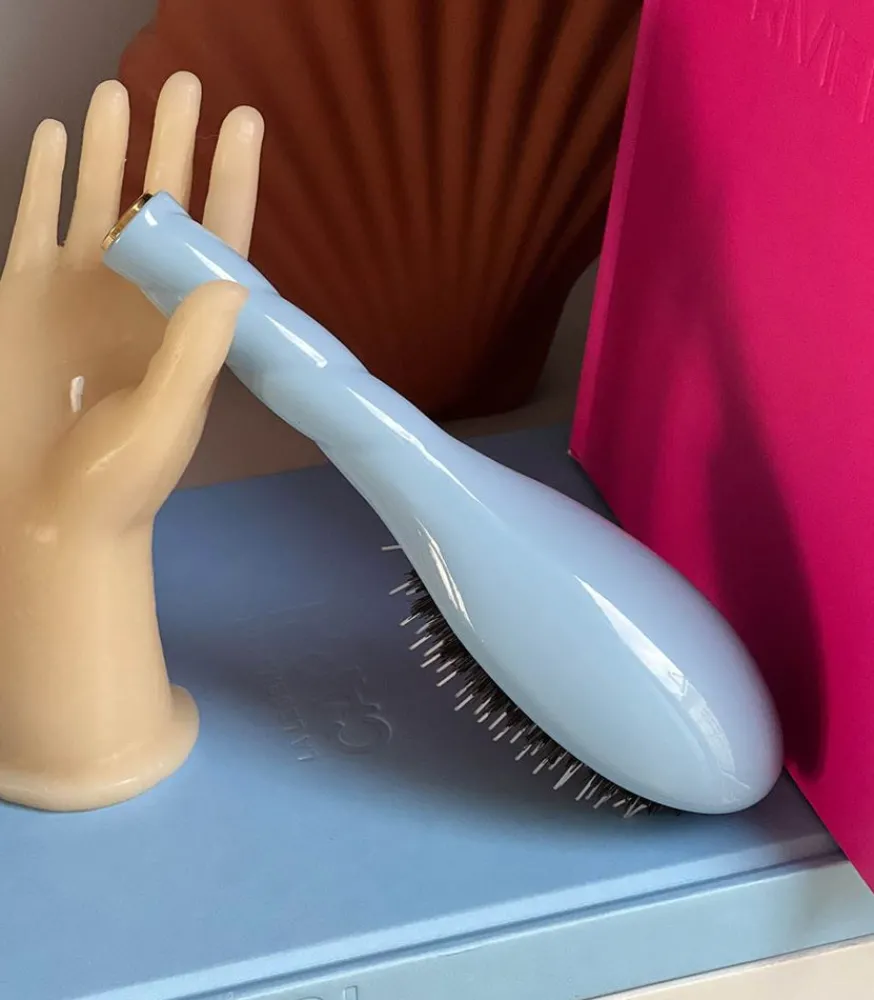 Petite Brosse N.02 L'Indispensable Bleu Ciel Femme Accessoires Cheveux