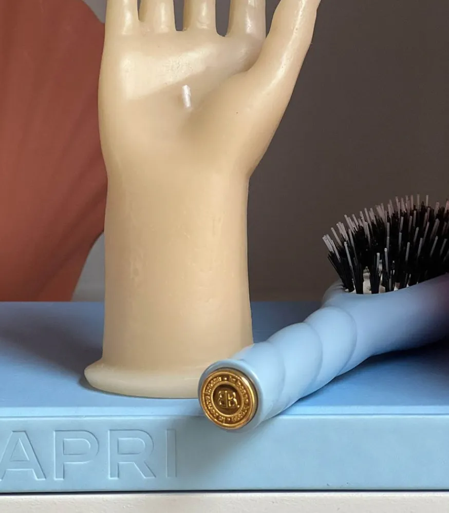 Petite Brosse N.02 L'Indispensable Bleu Ciel Femme Accessoires Cheveux