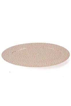 Sale Plat En Ceramique "Pois Rouges" Assiettes & Plats