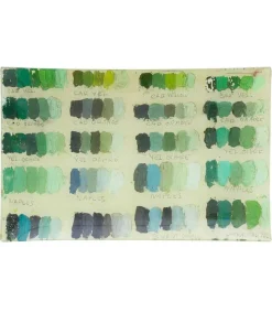 New Plateau De Service "Painter'S Studio" Vert 35 X 22,3 Cm Plateaux & Planches