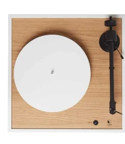 Online Platine Vinyle Minimale Et Haute-Fidelite Square Chene Enceintes