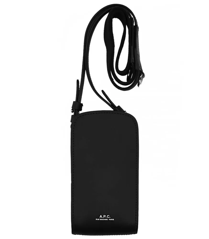 New Pochette Crossbody Pouch James Noir Femme Sacs Bandoulière