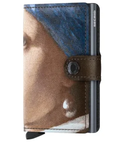 Outlet Porte-Carte Miniwallet Art Pearl Earring Femme Petite Maroquinerie