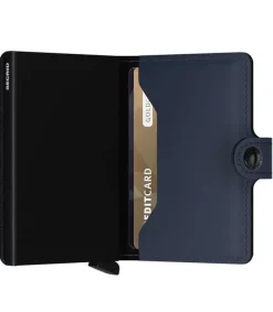 Porte-Carte Miniwallet Matte Night Blue Femme Petite Maroquinerie