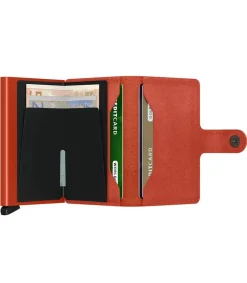 Porte-Carte Miniwallet Original Orange Femme Petite Maroquinerie