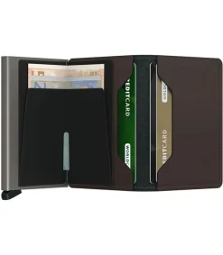 New Porte-Carte Slimwallet Matte Truffle Femme Petite Maroquinerie