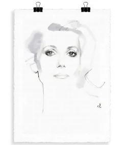 Portrait D3 Catherine Deneuve 56 X 76 Cm Affiches & Tableaux
