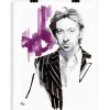 New Portrait G1 Serge Gainsbourg 56 X 76 Cm Affiches & Tableaux