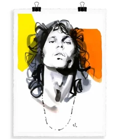 Online Portrait M7 Jim Morrison 56 X 76 Cm Affiches & Tableaux