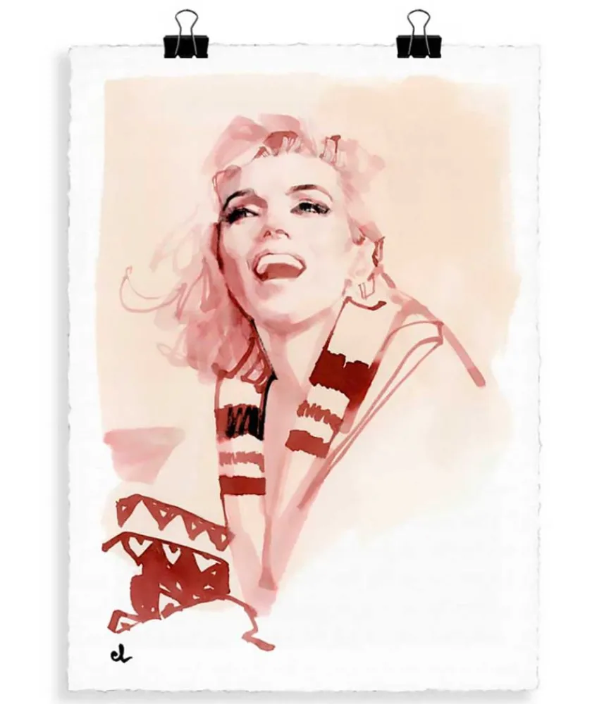 New Portrait M2 Marilyn Monroe 56 X 76 Cm Affiches & Tableaux