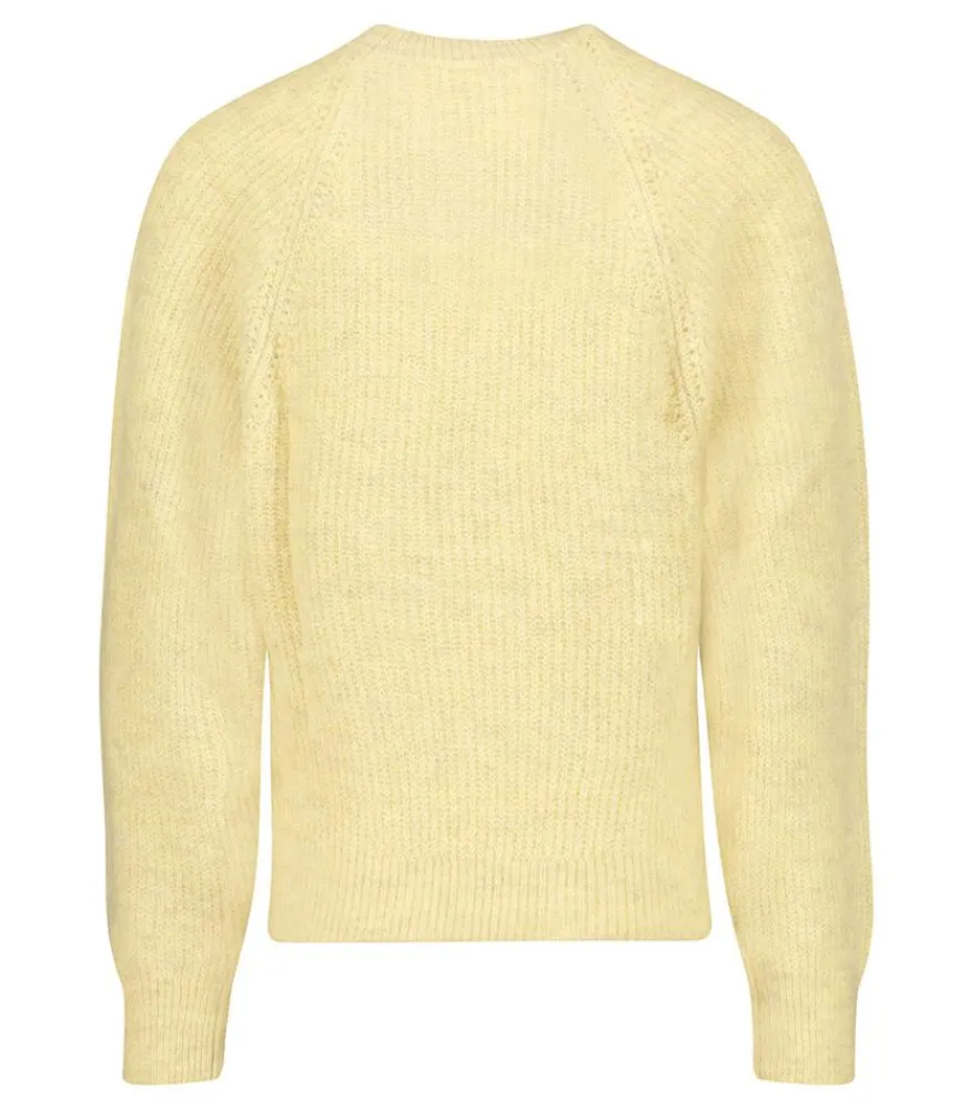 Outlet Pull Amelia Light Yellow Femme Mailles & Sweats