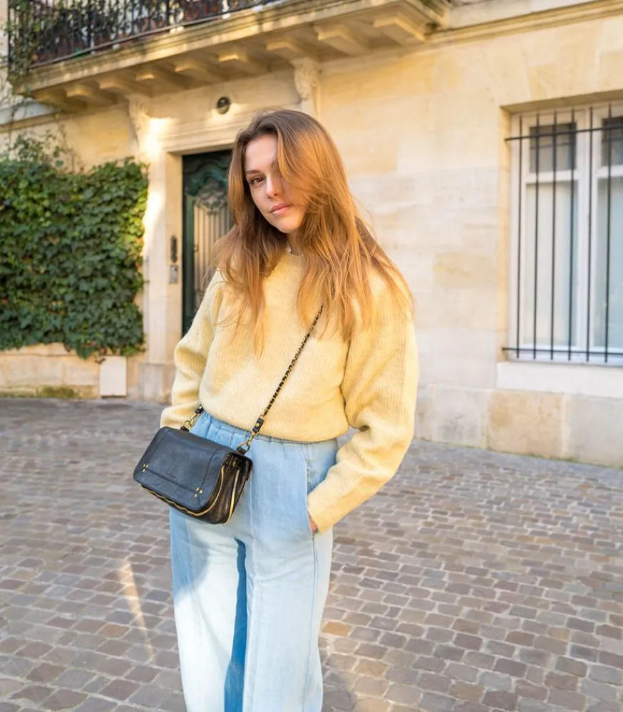 Outlet Pull Amelia Light Yellow Femme Mailles & Sweats